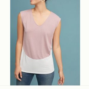 Anthropologie COA brand Mauve color blocked XL
